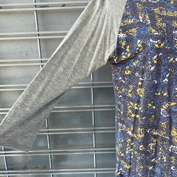 LLR - Muted Floral Printed Randy Top-#0295 - Picture 4 of 12